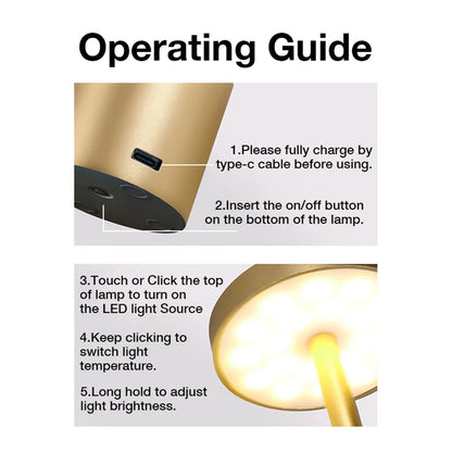 Touch Sensor LED Table Lamp