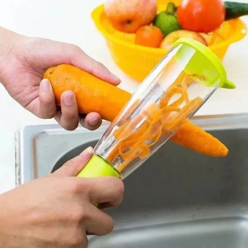 Peeling Knife With Storage Tube