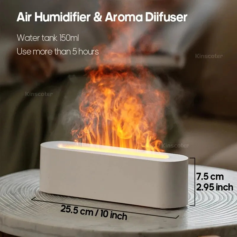 Newest Flame Aroma Diffuser Humidifier