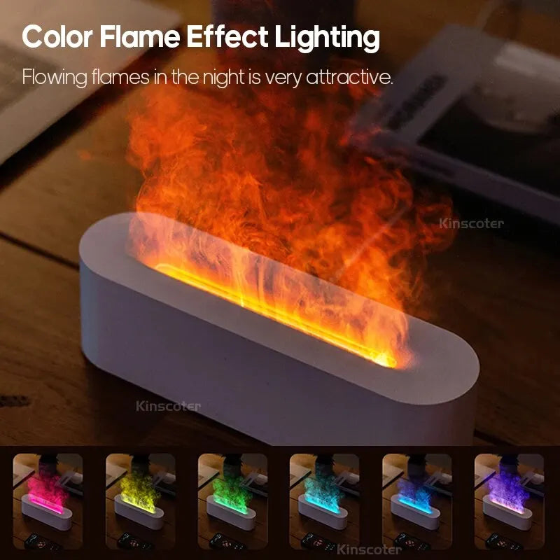 Newest Flame Aroma Diffuser Humidifier